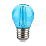 LED Крушка 2W Filament E27 G45 Синя