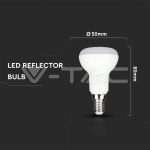 LED Крушка SAMSUNG ЧИП 6W E14 R50 4000K