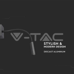 3W LED Стенна Лампа Спалня Черна 3000К