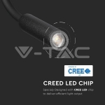 3W LED Стенна Лампа Спалня Черна 3000К