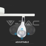 9W LED Двойна Спот Лампа 3000К Бяла