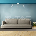 13.5 LED Тройна Спот Лампа 3000К Бяла