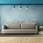 13.5 LED Тройна Спот Лампа 3000К Черна