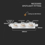 3xGU10 Гипсова Отливка Кръг Бяла