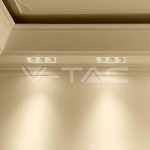 3xGU10 Гипсова Отливка Кръг Бяла