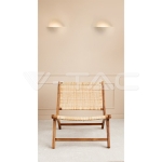 GU10 Гипсова Отливка Стенна G9 Бяла