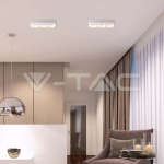 3xGU10 Гипсова Отливка Кръг Бяла