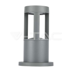 10W LED Наземна Лампа Сиво Тяло 25см 5000К