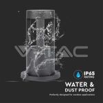 10W LED Наземна Лампа Черно Тяло 25см 3000К