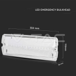 3W Евакуационна Тебела Тест Бутон Дистанционно 6400К