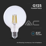 LED Крушка 4W Filament  E27 G125 3000К