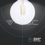LED Крушка 4W Filament  E27 G125 3000К