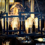 LED Крушка 4W Filament  E27 ST64  4000K