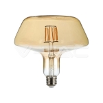 LED Крушка 8W Filament E27 T180 Амбър 1800K