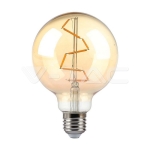 LED Крушка 4W Filament E27 G95 AMBER 2200K