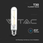 LED Крушка 2W Filament E27 T30 3000К