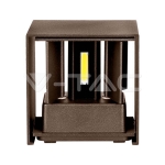 11W Стенна Лампа Bridgelux Чип Ръжда Квадрат 3000К