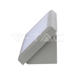 20W Фасаден Аплик Ъглов Сив 6400К IP65