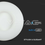 80W Пендел/Плафон Кръг 3 Цветен D:750*H:120 Димиращ Бял