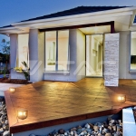 LED Соларен Стълб Черен 3000К