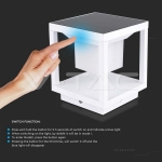 LED Соларен Стълб Бял 3000К