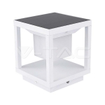 LED Соларен Стълб Бял 3000К