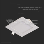 6W LED Premium Панел Квадрат 6400K