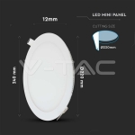 22W Led Панел Кръгъл 4000К