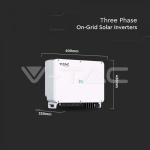 50kW Мрежов Инвертор Трифазен IP66 10г. Гаранция