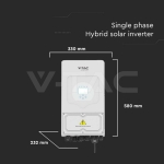 6kW Хибриден Моно Инвертор 10г. Гаранция