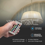 LED Крушка Кендъл 4.8W E14 Дистанционно RGB+4000K Димираща