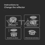 LED Крушка AR111 20W Регулиращ Рефлектор 40`D/20`D 3000K Silver