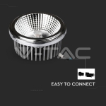 LED Крушка AR111 20W Регулиращ Рефлектор 40`D/20`D 4000K Silver