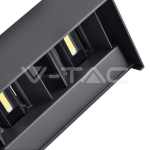 24W LED Стенна Лампа Черна 3000К IP65