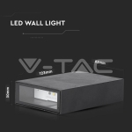 4W LED Стенна Лампа Черна 3000К