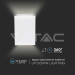 4W LED Стенна Лампа Бяла 6500К