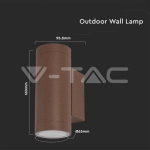 GU10 Корпус Кръг Ръжда