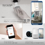 LED Крушка  GU10 4.8 WIFI Smart RGB+WW+CW Amazon Alexa и Google Home Съвместимост