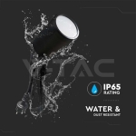 7W WiFi SMART Тяло С Колче Черно RGB IP65