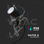 3 x 7W WiFi SMART Тяло С Колче Черно RGB IP65