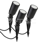 3 x 7W WiFi SMART Тяло С Колче Черно RGB IP65