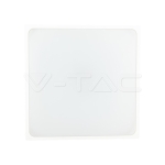 18W LED Плафон Квадрат Бяла  Рамка 6500К IP44