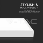 18W LED Плафон Квадрат Бяла  Рамка 6500К IP44