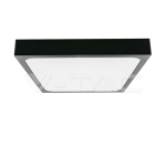 30W LED Плафон Квадрат Черна Рамка 6500К IP44