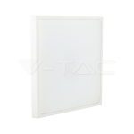 24W LED Плафон Квадрат Микровълнов Сензор Черна Рамка 4000К IP44