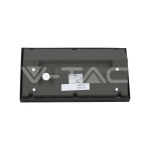 20W Фасаден Аплик Ъглов Черен 4000К IP64