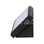 20W Фасаден Аплик Ъглов Черен 6400К IP64