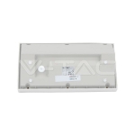 20W Фасаден Аплик Ъглов Бял 3000К IP64