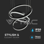 86W Полилей Димиращ Черен 3000К