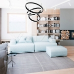 86W Полилей Димиращ Черен 3000К